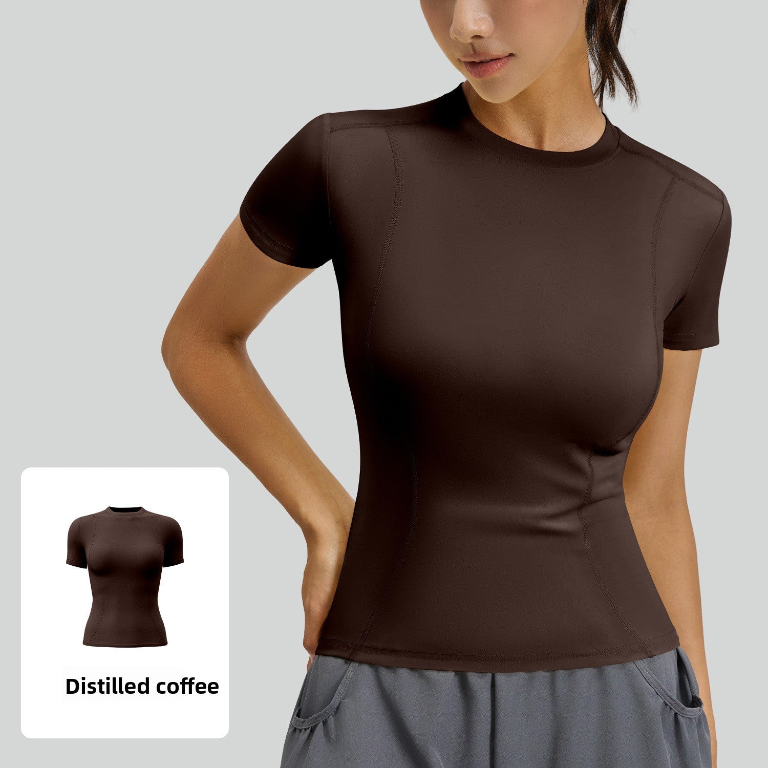 Stretch Fitness T-Shirt Women Sports Top