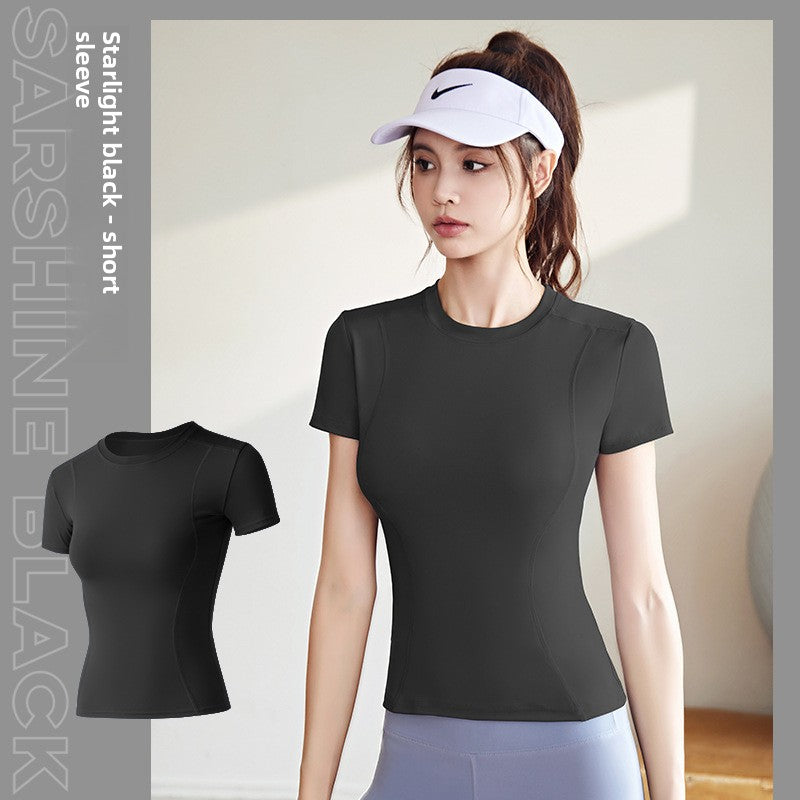 Stretch Fitness T-Shirt Women Sports Top