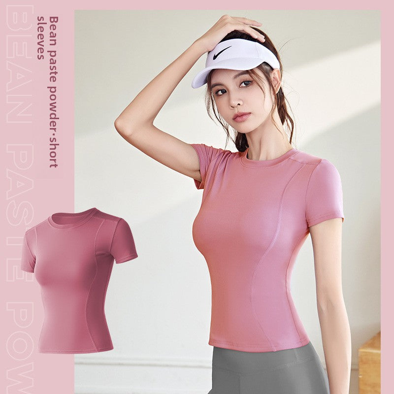 Stretch Fitness T-Shirt Women Sports Top