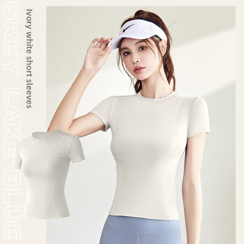 Stretch Fitness T-Shirt Women Sports Top