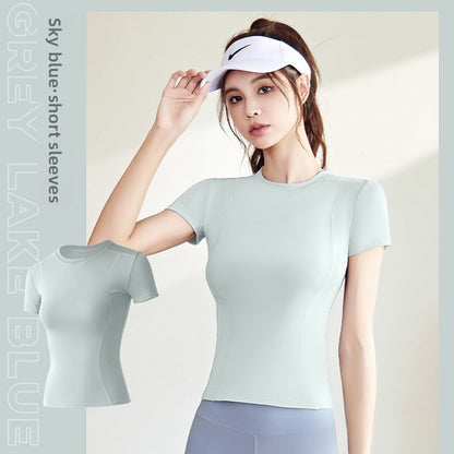 Stretch Fitness T-Shirt Women Sports Top