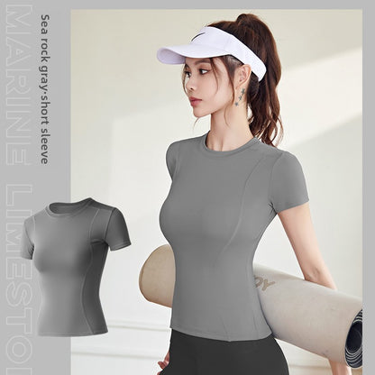 Stretch Fitness T-Shirt Women Sports Top