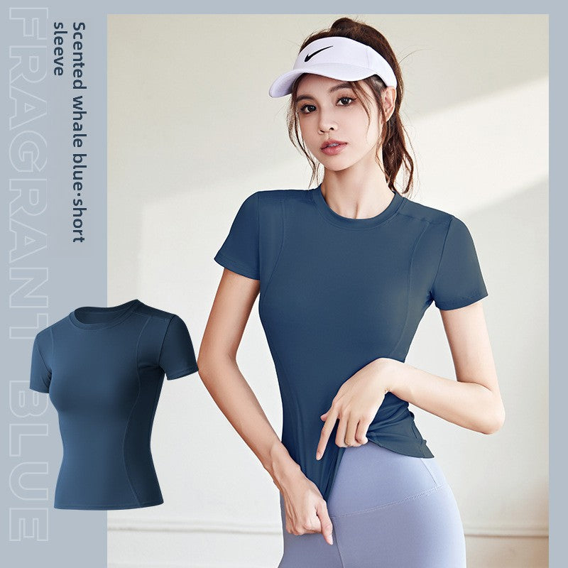 Stretch Fitness T-Shirt Women Sports Top