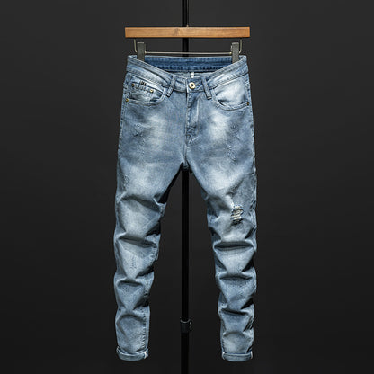 Stretch Ripped Slim Fit Jeans