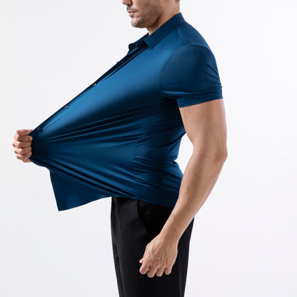 Stretch Short Sleeve Mens Shirt