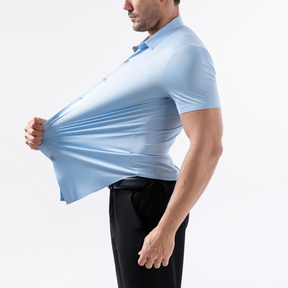 Stretch Short Sleeve Mens Shirt