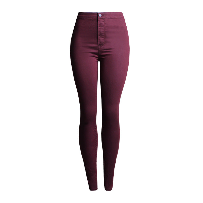 Stretch Slim Fit Cotton Women's Pants