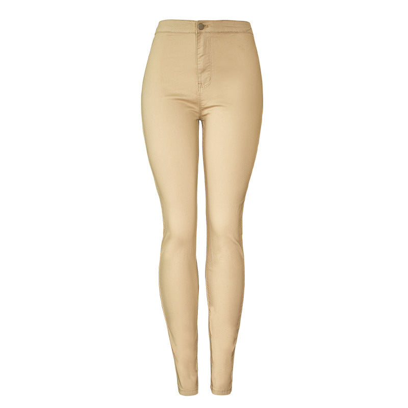 Stretch Slim Fit Cotton Women's Pants