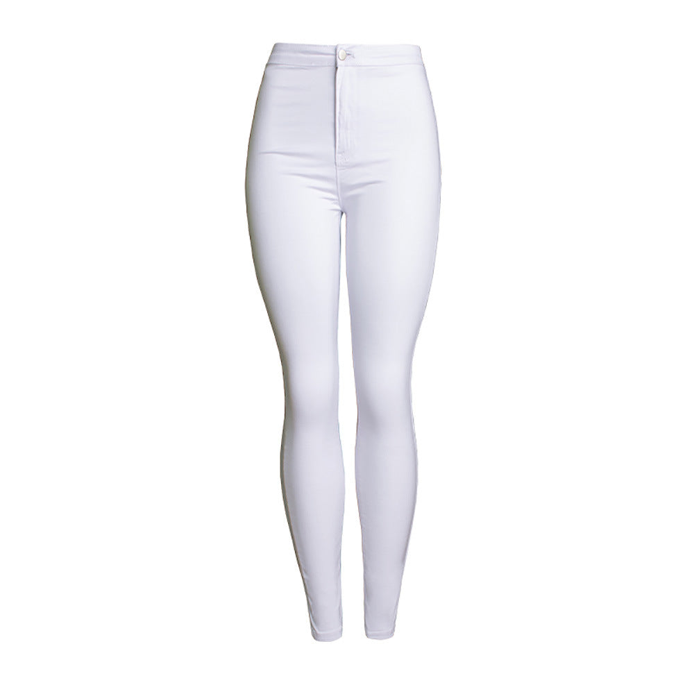 Stretch Slim Fit Cotton Women's Pants