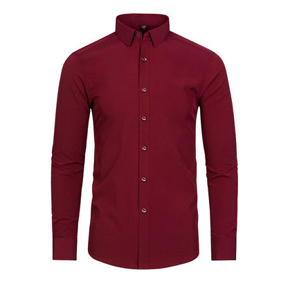 Stretchable long-sleeved shirt