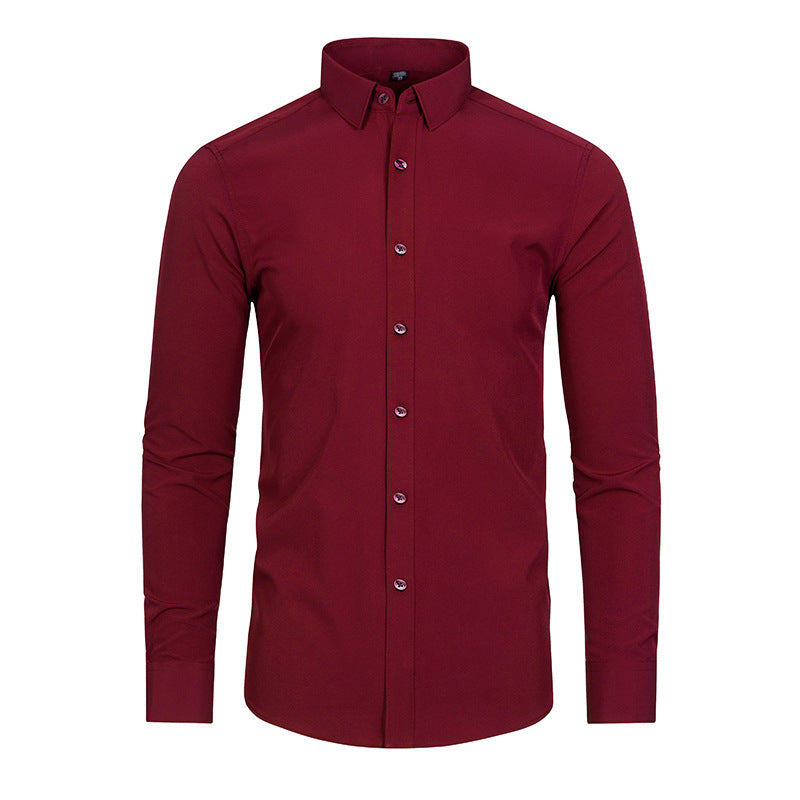 Stretchable long-sleeved shirt
