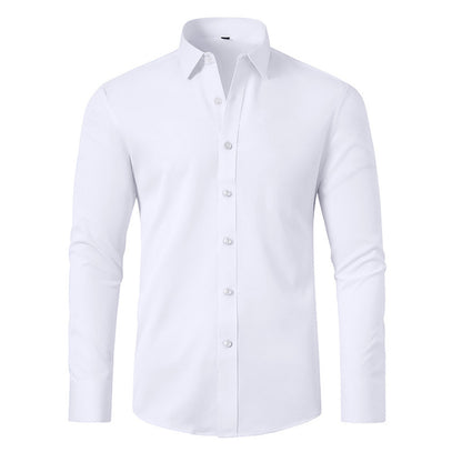Stretchable long-sleeved shirt