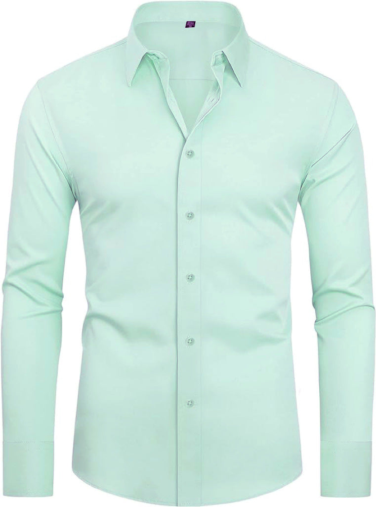 Stretchable long-sleeved shirt