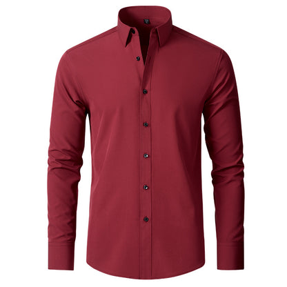 Stretchable long-sleeved shirt