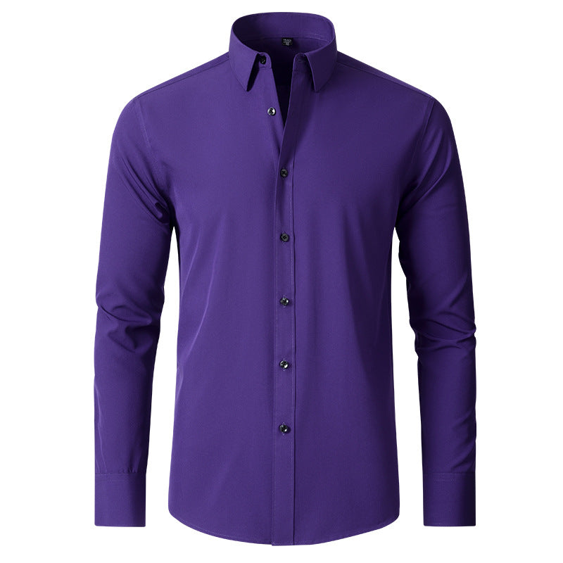 Stretchable long-sleeved shirt