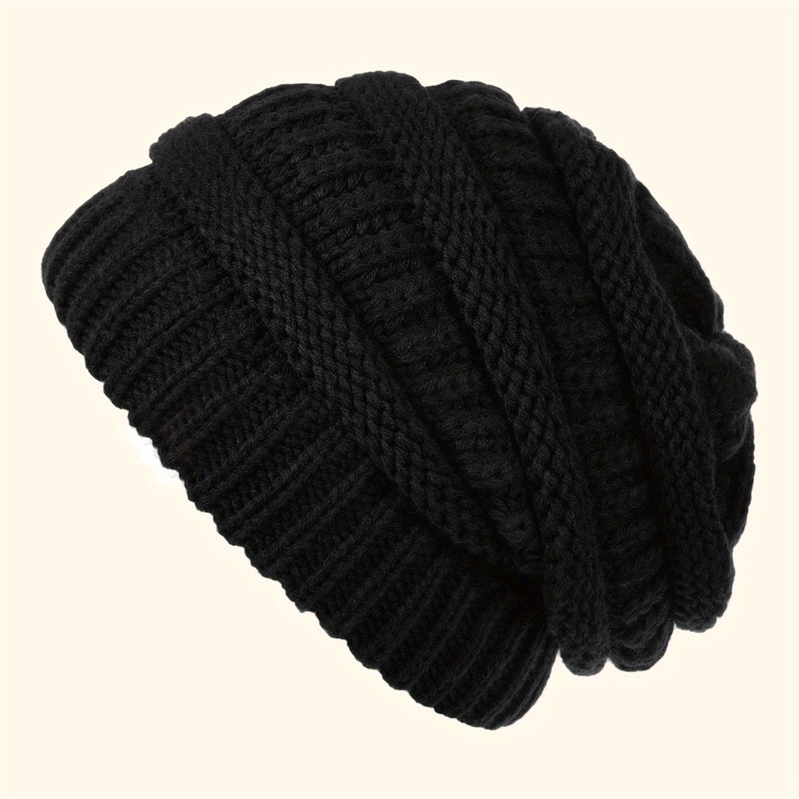Stretchable Winter Knitted Beanie Hat