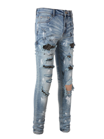 Stretchy slim-fit skinny jeans