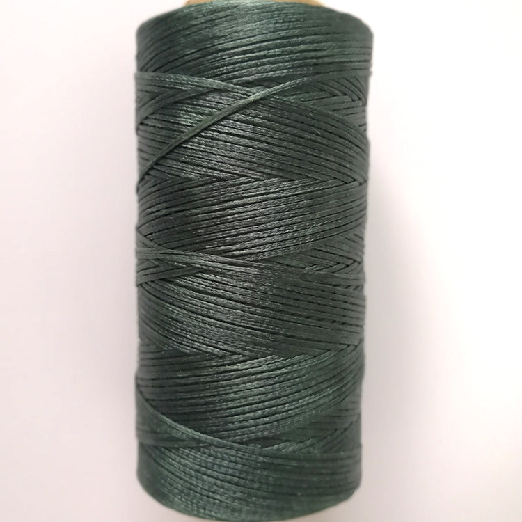 String weaving and sewing with wax thread