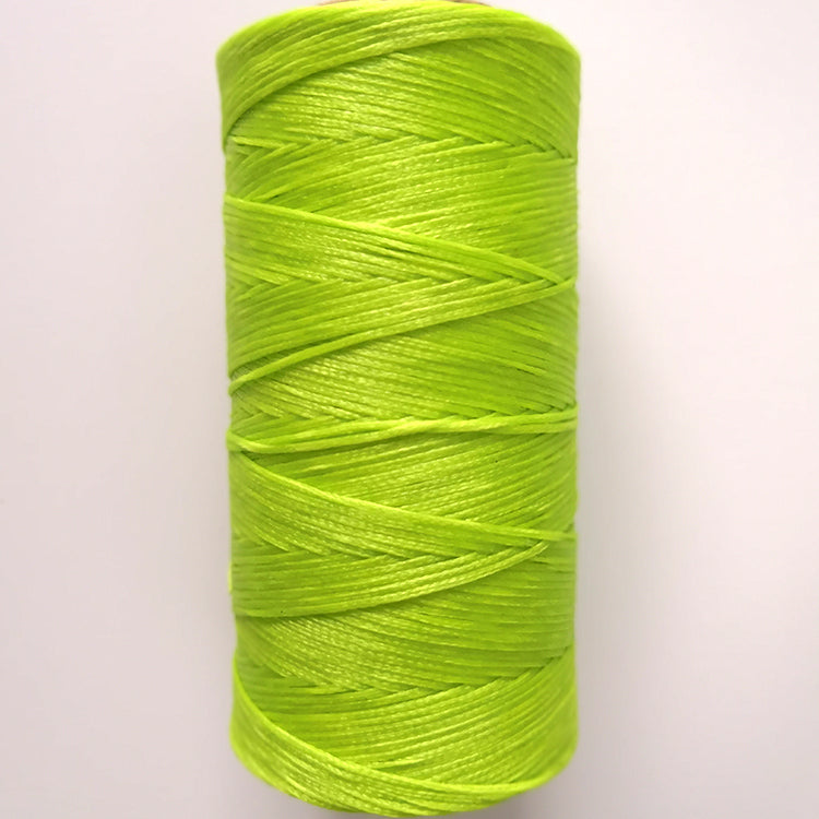 String weaving and sewing with wax thread