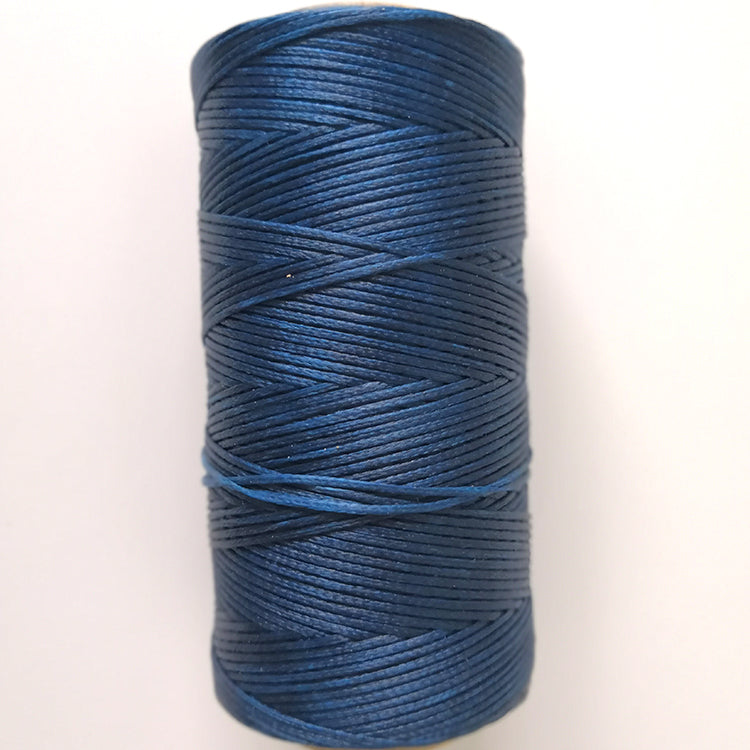 String weaving and sewing with wax thread