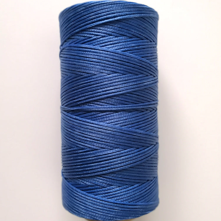 String weaving and sewing with wax thread
