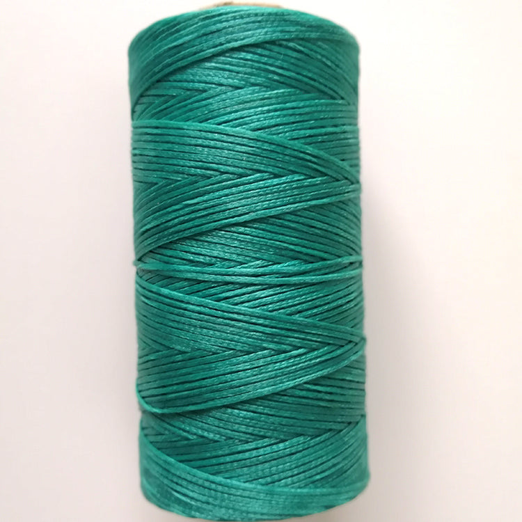 String weaving and sewing with wax thread