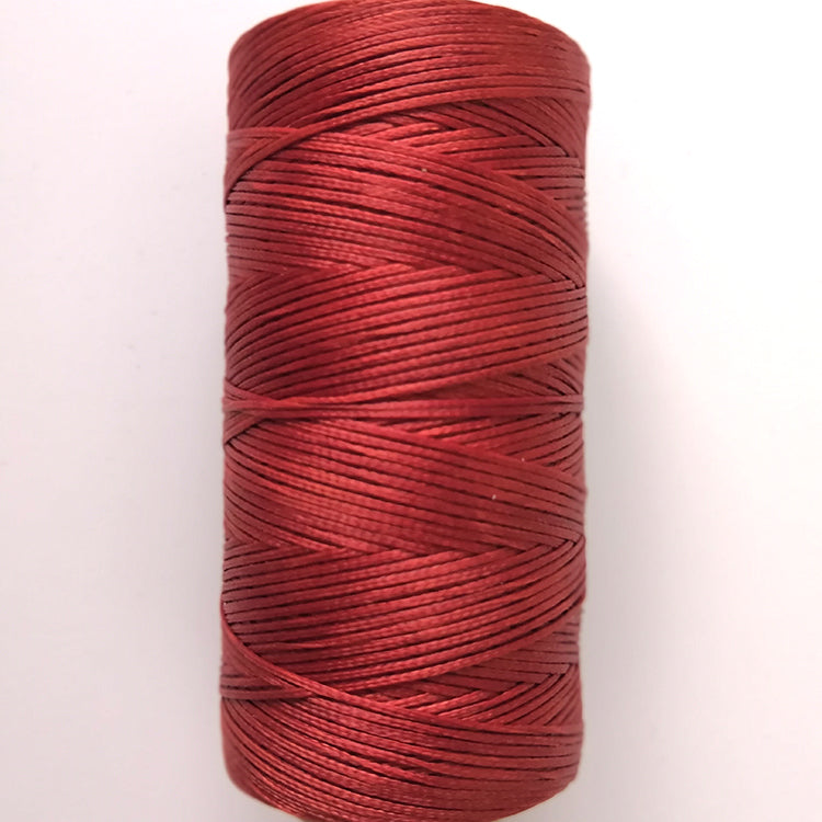 String weaving and sewing with wax thread