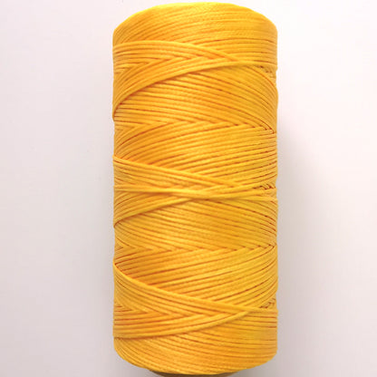 String weaving and sewing with wax thread