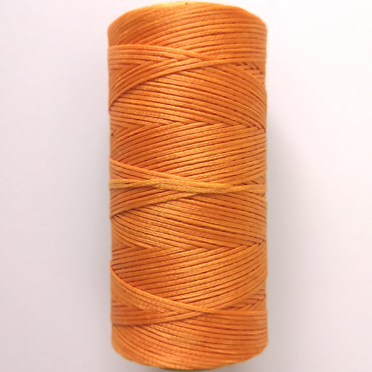 String weaving and sewing with wax thread