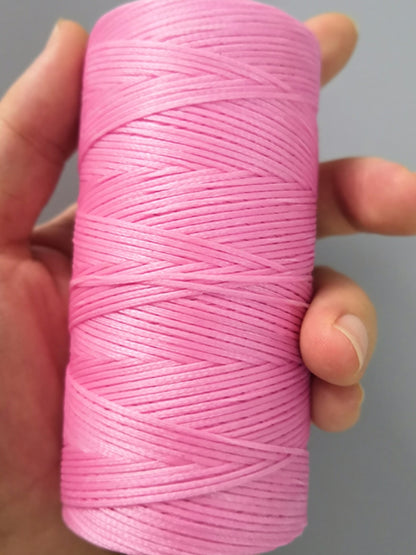 String weaving and sewing with wax thread