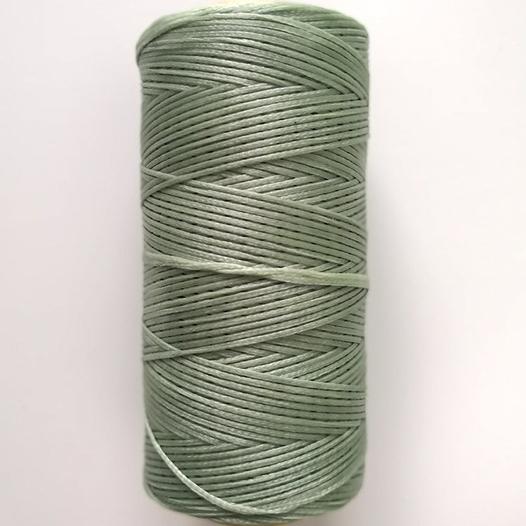 String weaving and sewing with wax thread