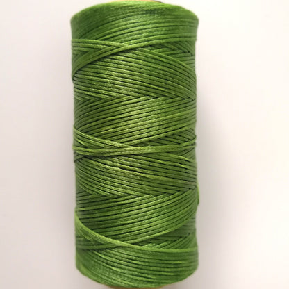 String weaving and sewing with wax thread