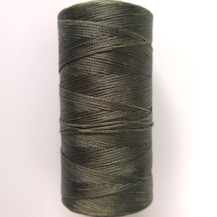 String weaving and sewing with wax thread