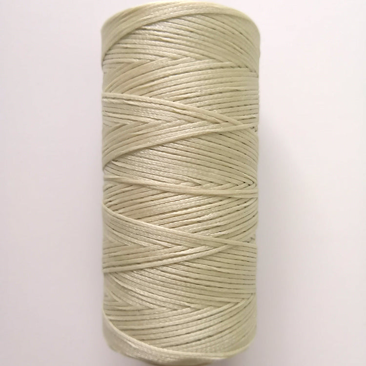String weaving and sewing with wax thread