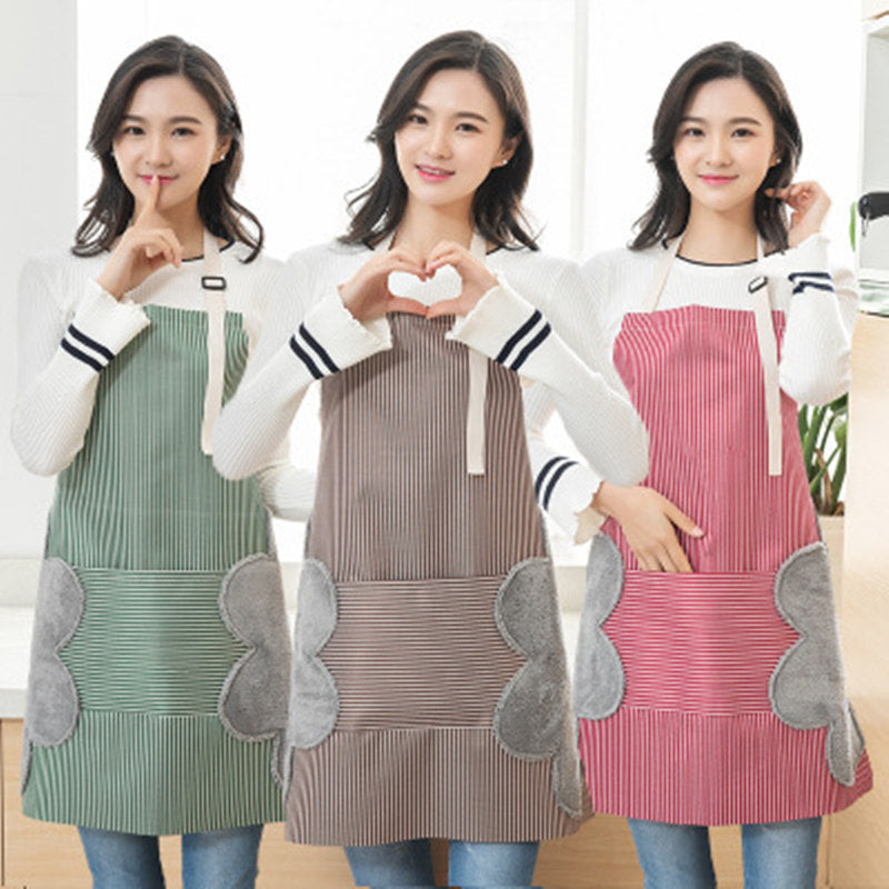 Striped apron