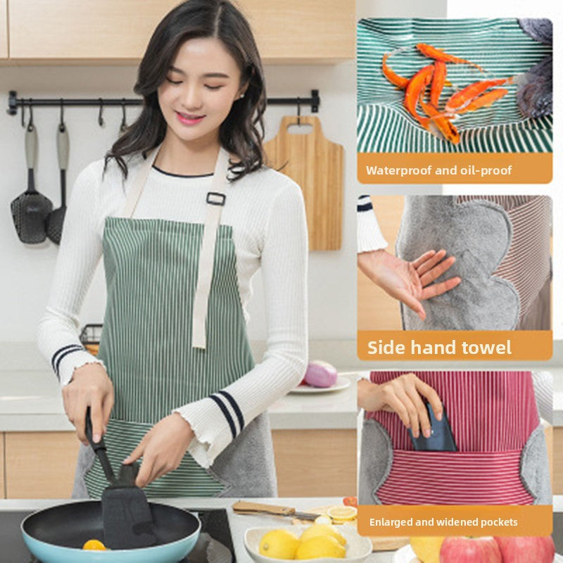 Striped apron