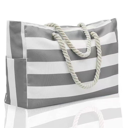 Striped Beach Bag