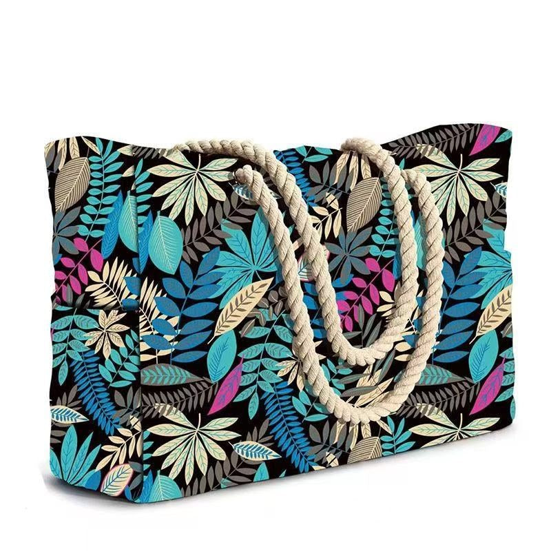 Striped Beach Bag
