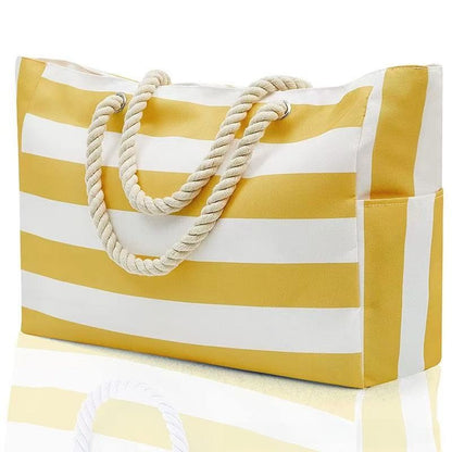 Striped Beach Bag