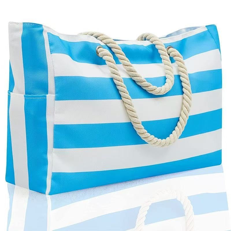 Striped Beach Bag