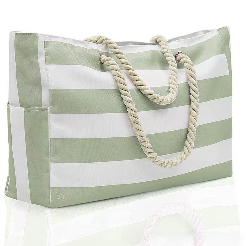 Striped Beach Bag