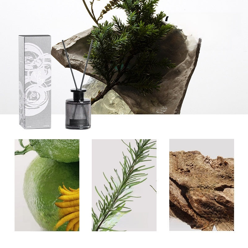 Striped Black Cap Fireless Aromatherapy Oil