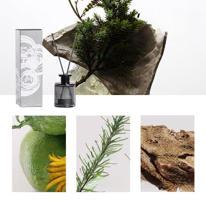Striped Black Cap Fireless Aromatherapy Oil