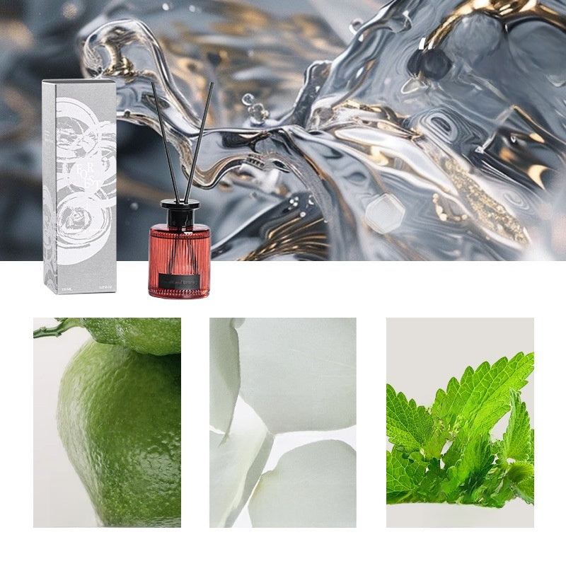 Striped Black Cap Fireless Aromatherapy Oil