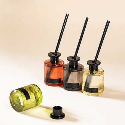 Striped Black Cap Fireless Aromatherapy Oil