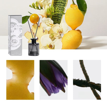 Striped Black Cap Fireless Aromatherapy Oil