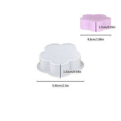 Striped Bubble Flower Silicone Mold