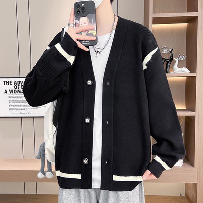 Striped casual jacket