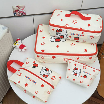 Striped Cat Storage Bag