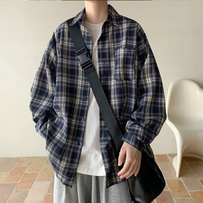 Striped Color Matching Shirt
